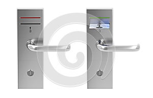 Keycard electronic locks photo