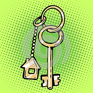 Keychain house keys photo