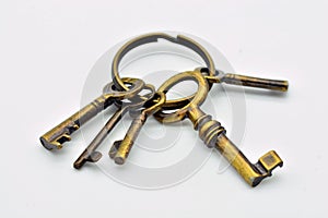 Keychain with old keys photo