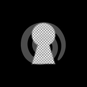 Keyhole isolated layer