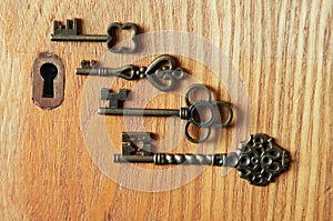 Keyhole With Keys