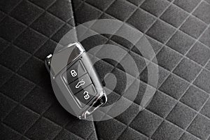 Keyless remote control system of a modern car  - Image