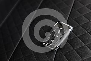 Keyless remote control system of a modern car  - Image