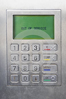 Keypad of ATM