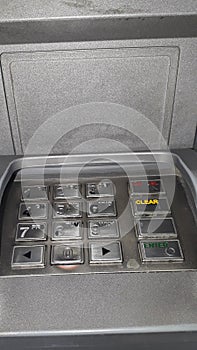 Keypads of automatic teller machine