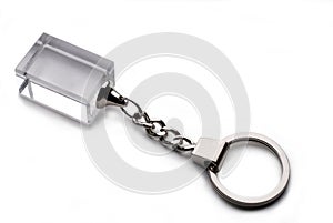 Keyring with clipping path