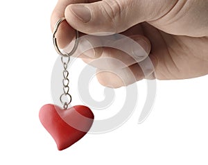 Keyring heart