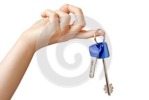 Keys from door lock