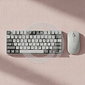 Keys including function keys a standard QWERTY layout and number