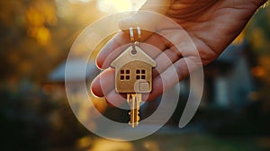 the keys to the apartment or other real estate that is transferred to us from direct hands. AI generated