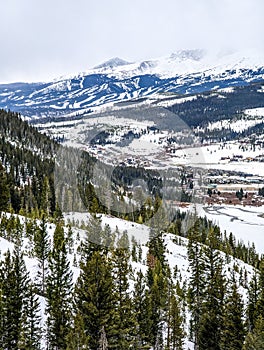 keystone colorado ski resort and village in spring