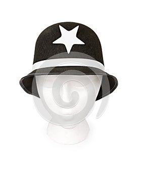 Keystone Cop Hat Isolated with a Clipping Path photo