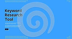Keyword research tool blank banner
