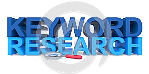 Keyword research on white