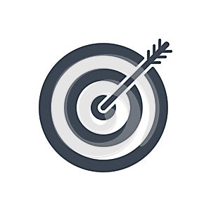 Keyword Targeting Vector Glyph Icon