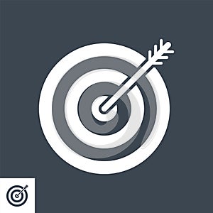 Keyword Targeting Vector Glyph Icon