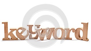 KEYWORD Wood Letters