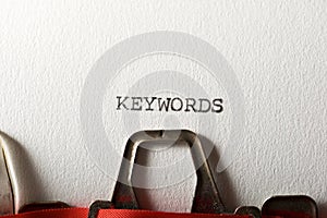 Keywords concept view