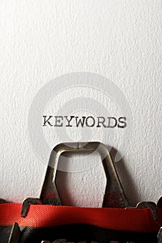Keywords concept view