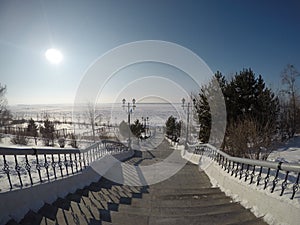 Khabarovsk in winter