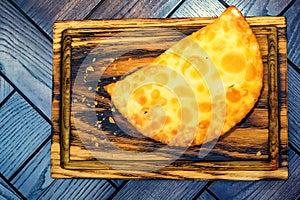 Khachapuri traditional Georgian bread with cheese