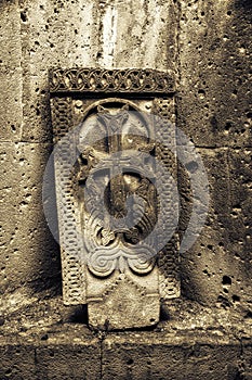 A Khachkar at Haghpat Monastery