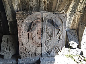 Khachkar in Haghpat Monastery, Armenia