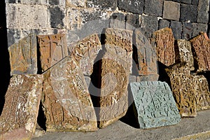Khachkar at Sevanavank monastery, Armenia.