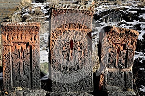 Khachkar at Sevanavank monastery, Armenia.