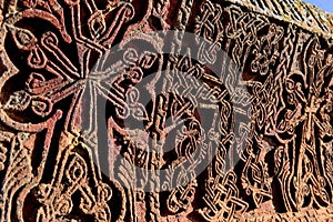 Khachkar at Sevanavank monastery, Armenia.