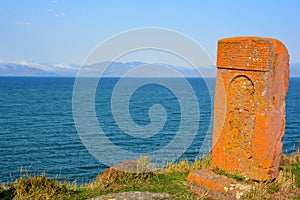 Khachkars stone in Sevanavank is a monastic complex