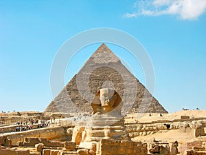 Khafra's Pyramid and the Great Sphinx