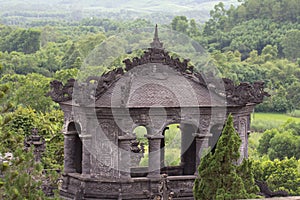 Khai Dinh tomb tower in Hue