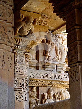 Khajuraho temple. India photo