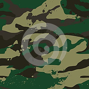 Khaki jungle camouflage pattern.