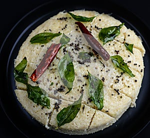 Khaman dhokla-Gujarati meal in India