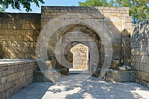Khan`s palace in Naryn-Kala fortress. Derbent