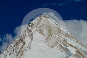 Khan Tengri peak in Tian Shan mountains