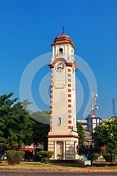 Khan or Wimaladharma Clock Tower, Colombo, Sri Lanka. Colonial Dutch architecture