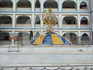 Khanda the holy shmbol of Sikhism photo