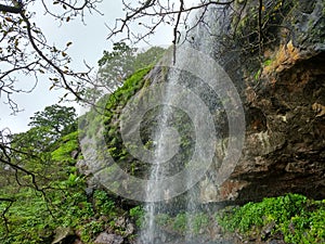 Khandi waterfall located in Pune