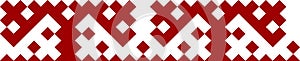 Khanty-Mansi seamless pattern stock illustration