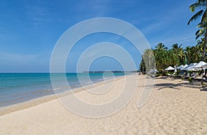 Khao Lak sand beach Thailand Panorama photo