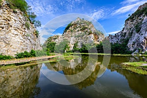 Khao Ngu Stone Park at Ratchabri, Thailand