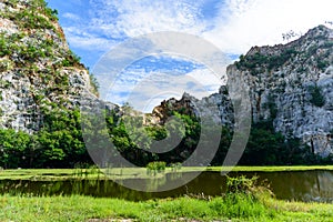 Khao Ngu Stone Park at Ratchabri, Thailand