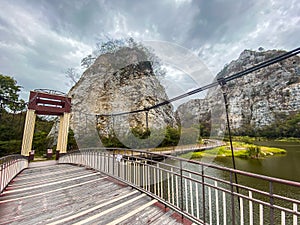 Khao Ngu Stone Park in Ratchaburi, Thailand