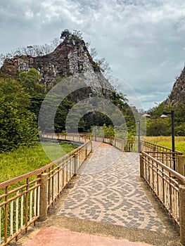 Khao Ngu Stone Park in Ratchaburi, Thailand