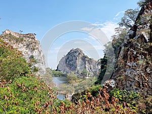 Khao Ngu Stone Park at, Thailand