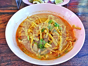 KhaoSoi Kai ,Northern Style Curried Noodle Soup