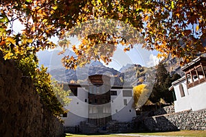 Khaplu Palace in Autumn Season